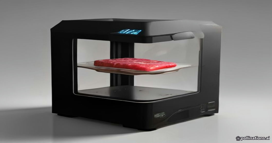 3D food printer creating steak Your Next Steak Could Come From a Printer: Inside the Race to Reinvent Food