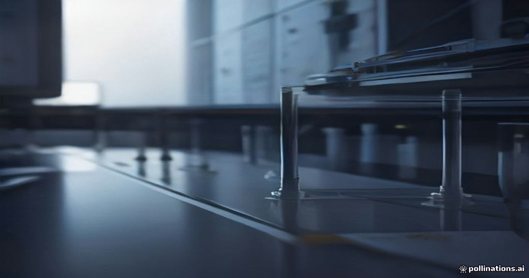 materials science lab, advanced AI screen, spectroscopic equipment AI Synthesizes Novel Materials by Fusing Spectroscopic and Acoustic Data